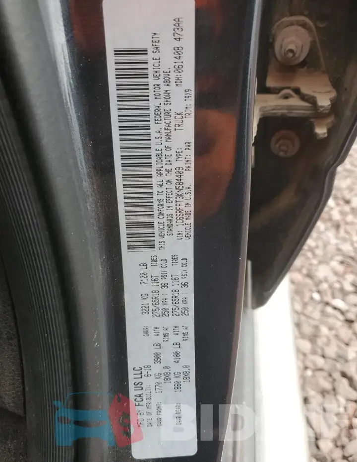 1C6SRFFT3KN584409 Photo# 12