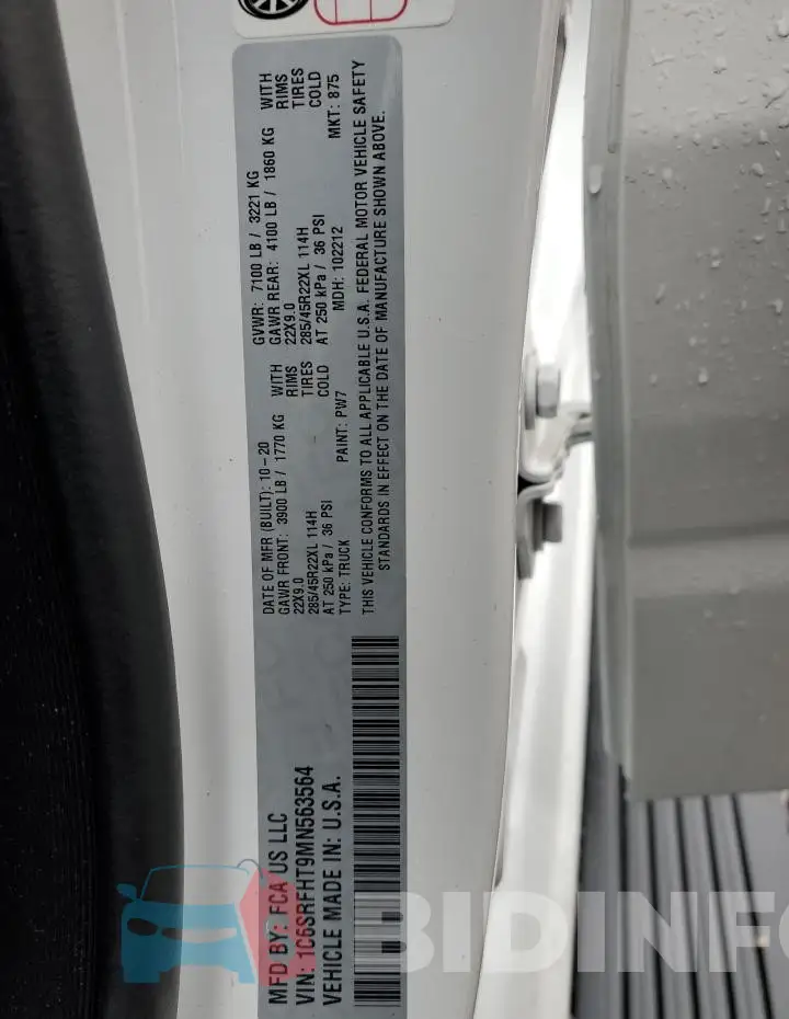1C6SRFHT9MN563564 Photo# 12