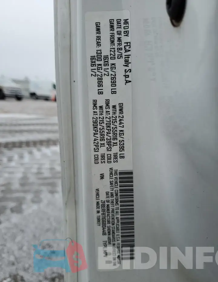 ZFBERFBT1G6B04418 Photo# 13
