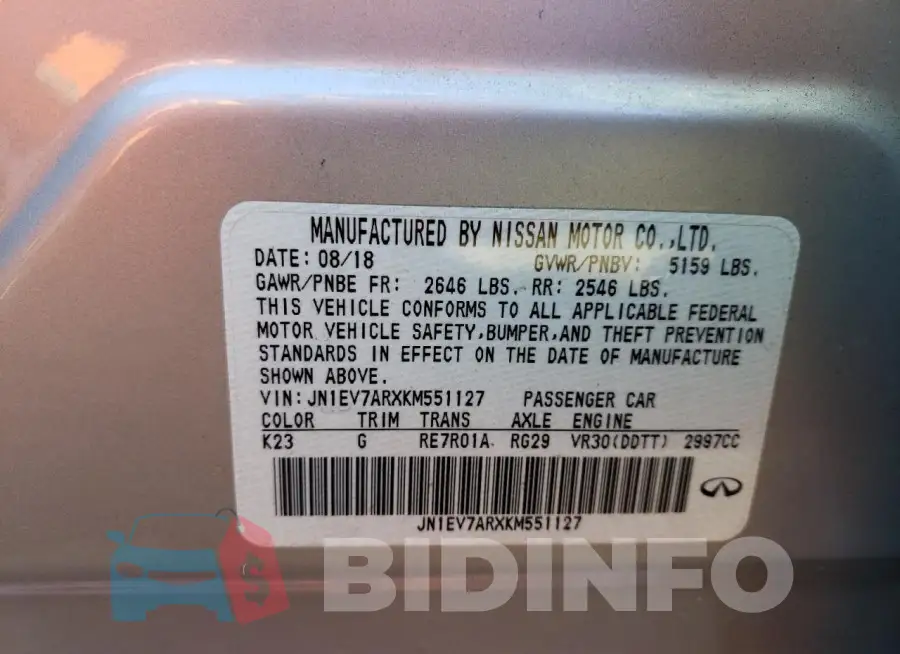 JN1EV7ARXKM551127 Photo# 12