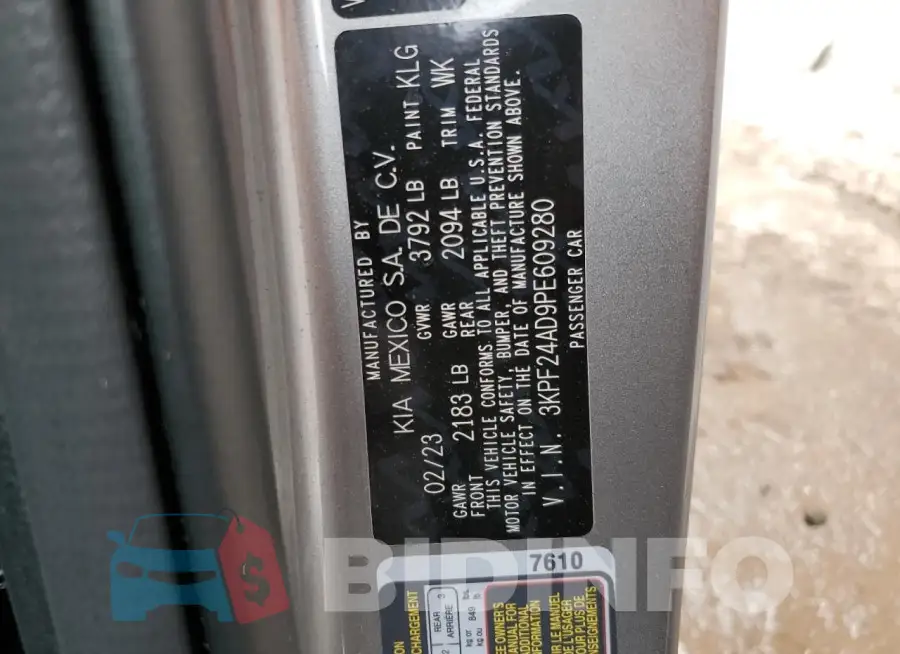 3KPF24AD9PE609280 Photo# 12