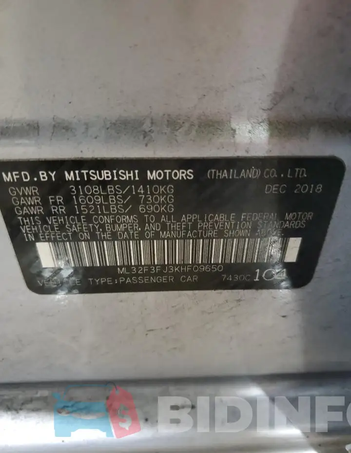 ML32F3FJ3KHF09650 Photo# 12