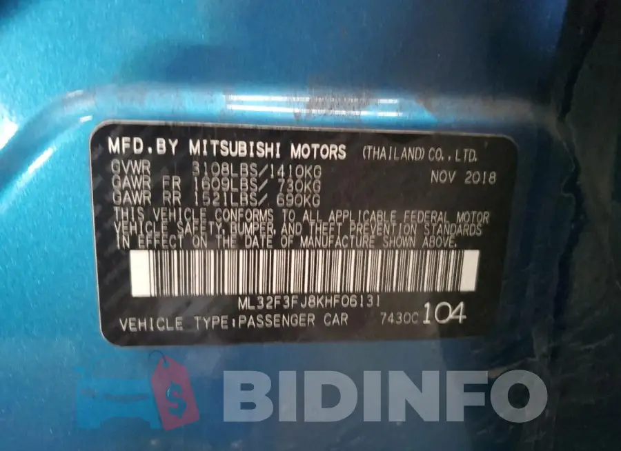 ML32F3FJ8KHF06131 Photo# 12