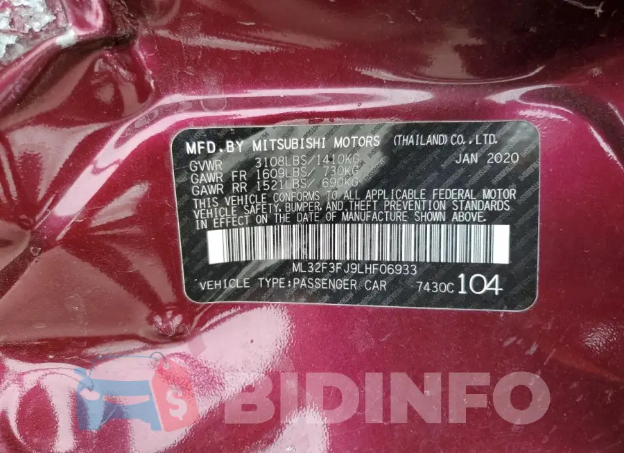ML32F3FJ9LHF06933 Photo# 12