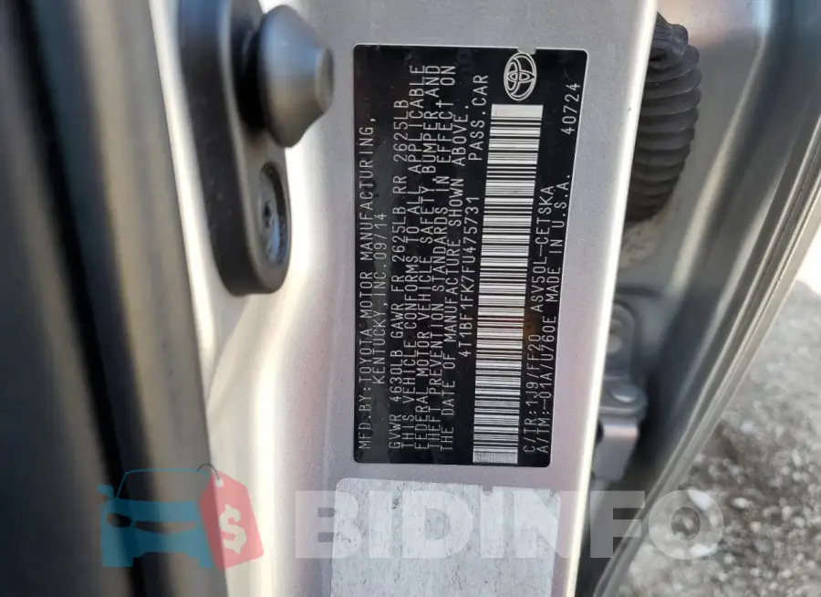 4T1BF1FK7FU475731 Photo# 12