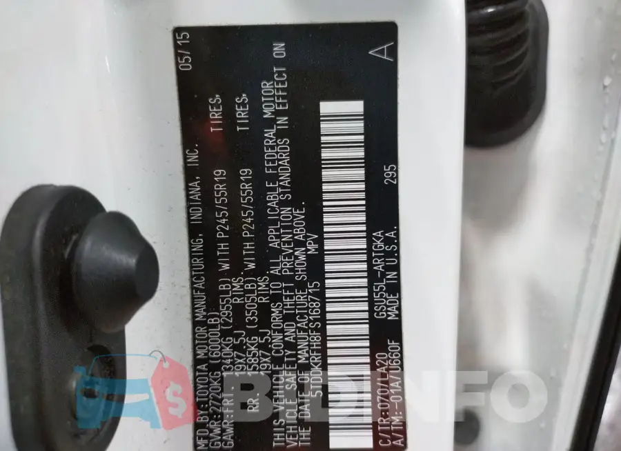 5TDDKRFH8FS168715 Photo# 14
