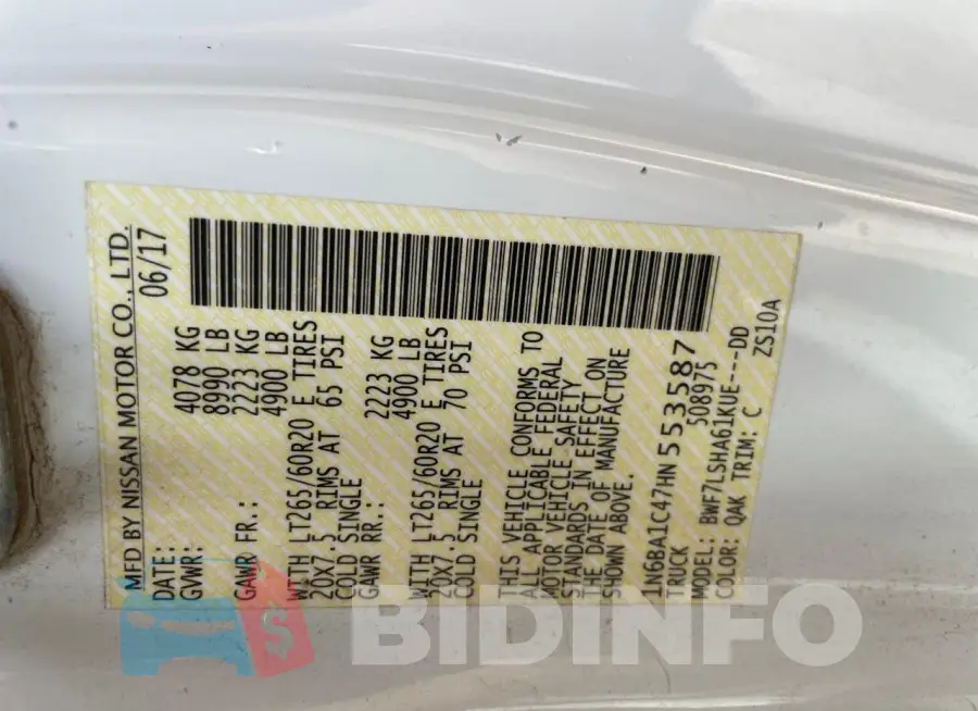 1N6BA1C47HN553587 Photo# 10