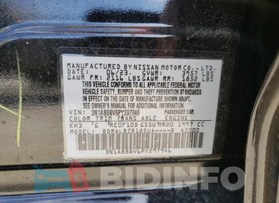 3N1AB8BV6PY297946 Photo# 12