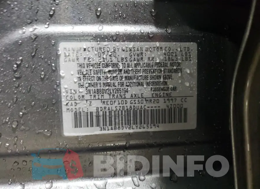3N1AB8DV2LY265194 Photo# 12