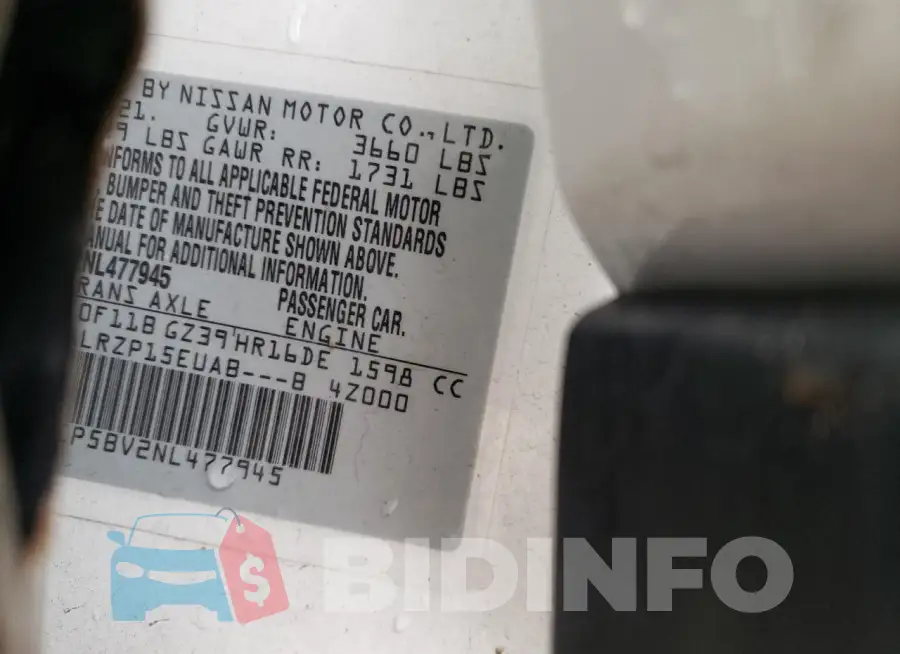 3N1CP5BV2NL477945 Photo# 13