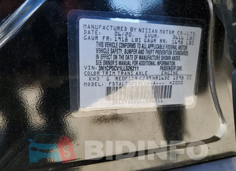 3N1CP5CV1LL526211 Photo# 12