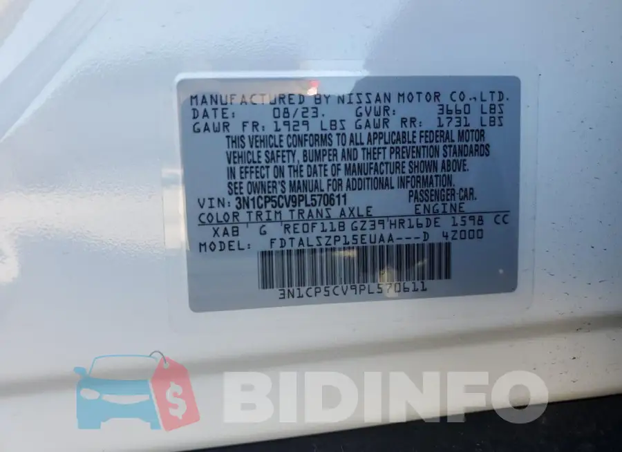 3N1CP5CV9PL570611 Photo# 12