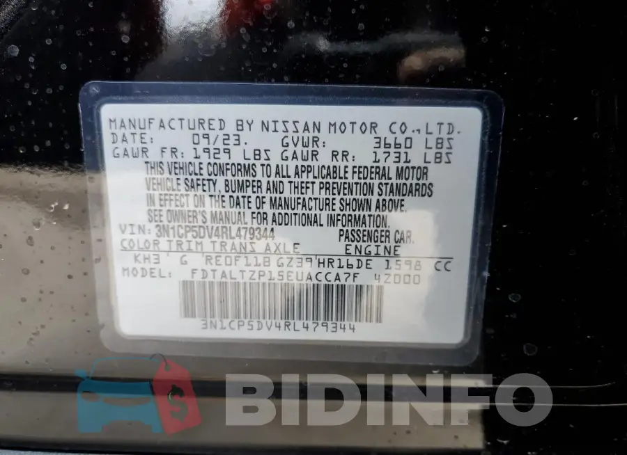 3N1CP5DV4RL479344 Photo# 13