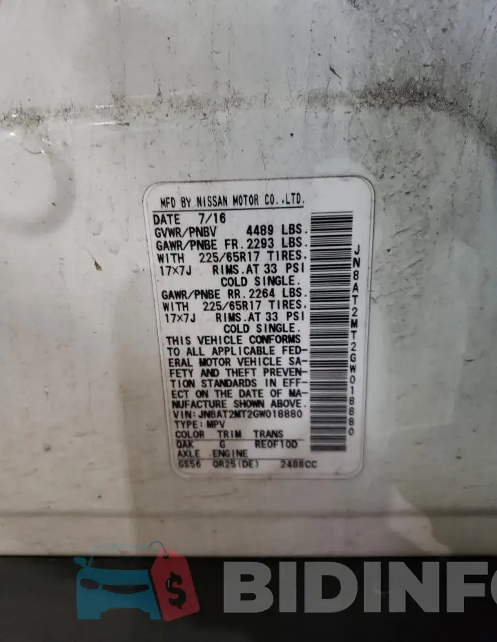 JN8AT2MT2GW018880 Photo# 12