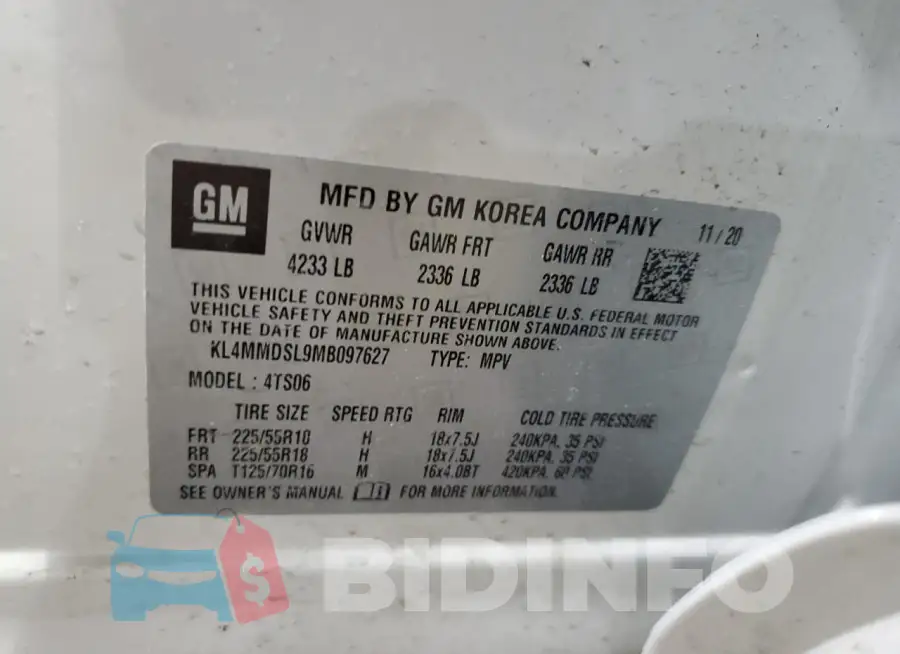 KL4MMDSL9MB097627 Photo# 12