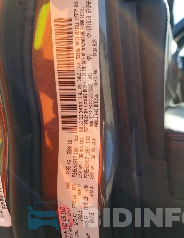1C4PJMBS8FW623602 Photo# 12