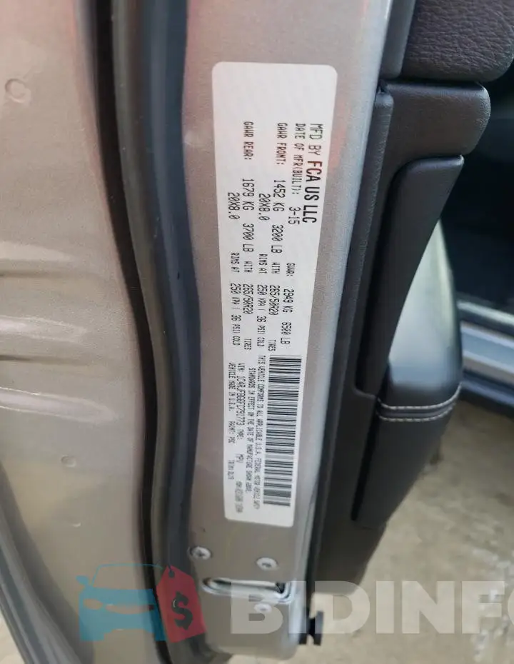 1C4RJFBG6FC791773 Photo# 14