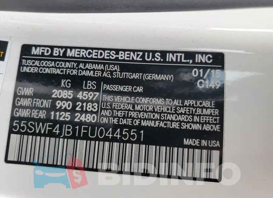 55SWF4JB1FU044551 Photo# 12