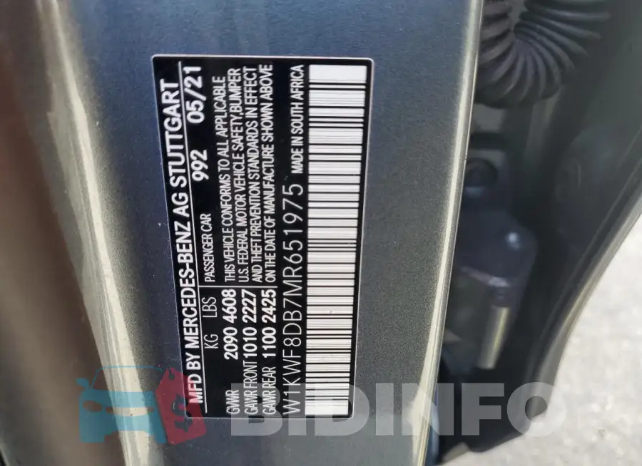 W1KWF8DB7MR651975 Photo# 12