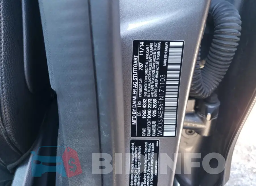 WDDSJ4EB6FN171103 Photo# 12
