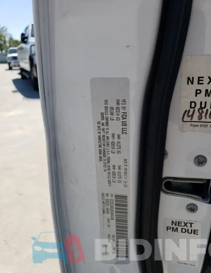 2C3CDXBG2KH644106 Photo# 12