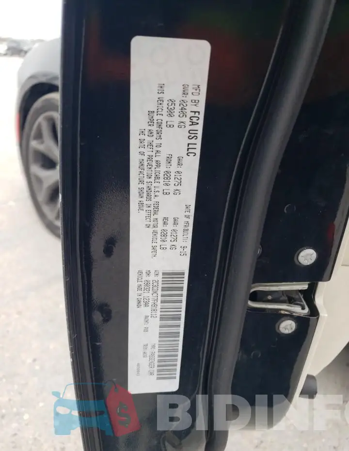 2C3CDXCT7FH918112 Photo# 12