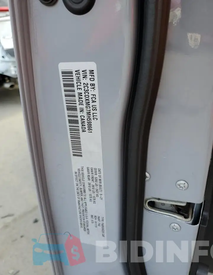 2C3CDXMG7MH598661 Photo# 12