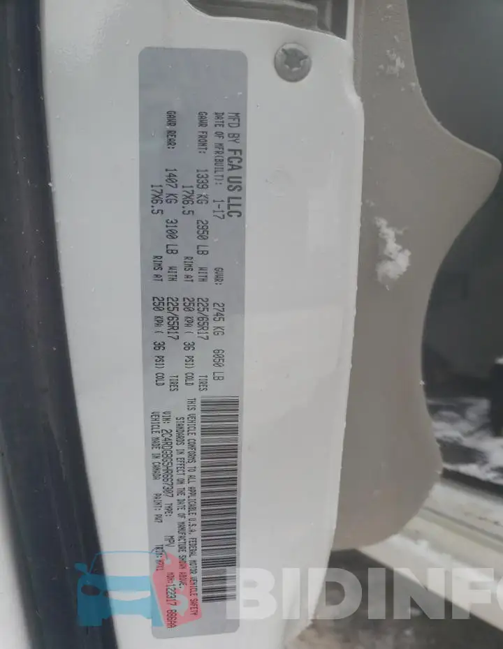 2C4RDGBG5HR667307 Photo# 13
