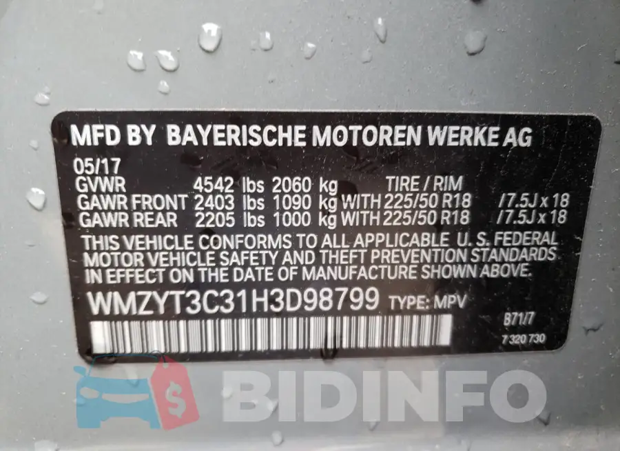 WMZYT3C31H3D98799 Photo# 12
