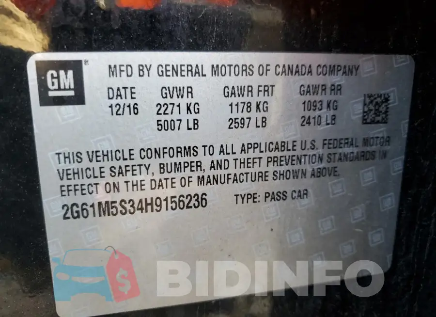 2G61M5S34H9156236 Photo# 12