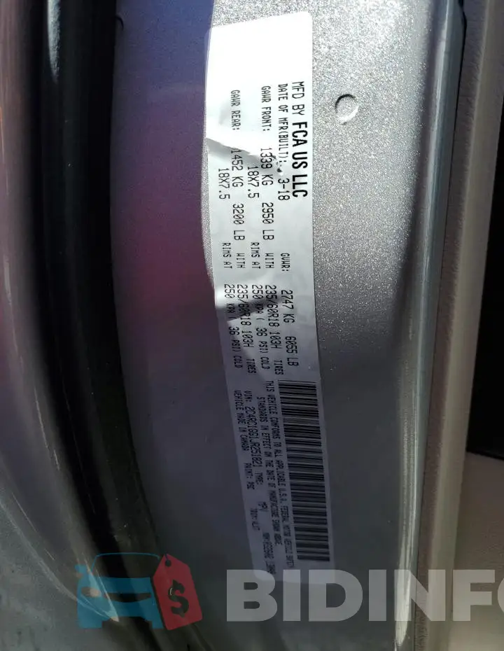 2C4RC1GG1JR251821 Photo# 13