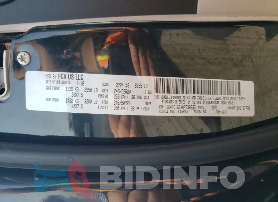 2C4RC1GGXHR536835 Photo# 13