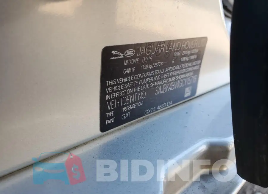 SAJBK4BV4GCY15718 Photo# 12