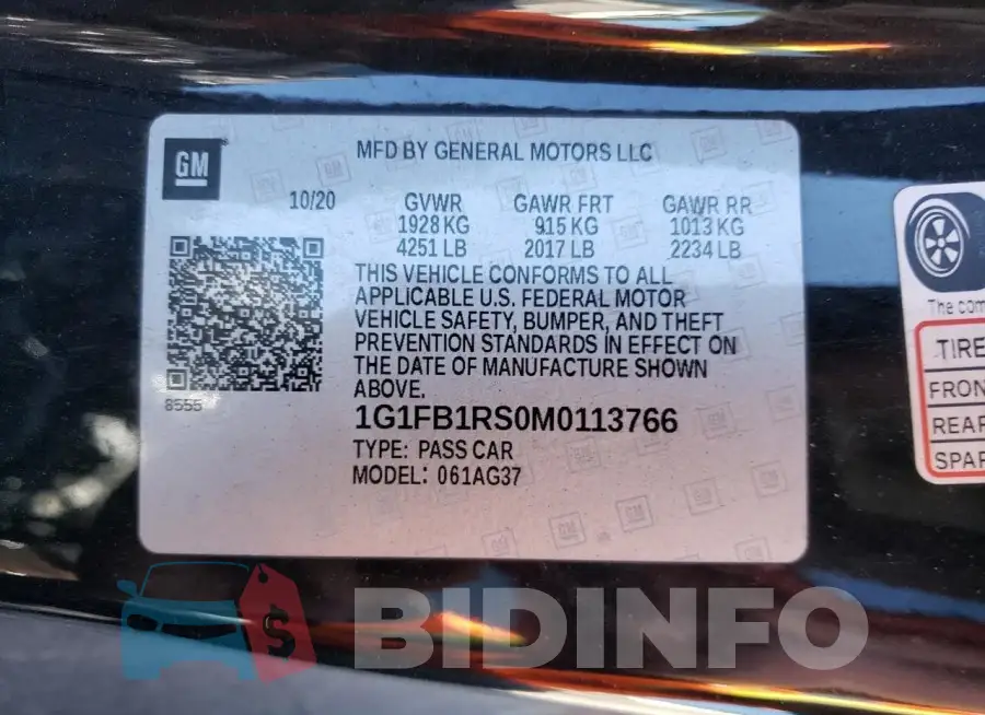 1G1FB1RS0M0113766 Photo# 12