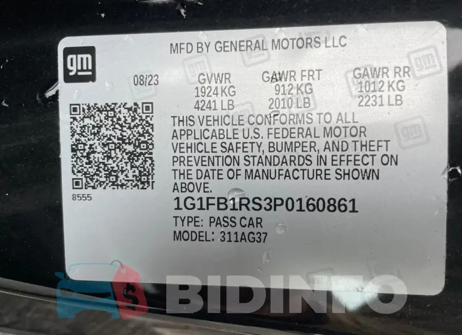 1G1FB1RS3P0160861 Photo# 10