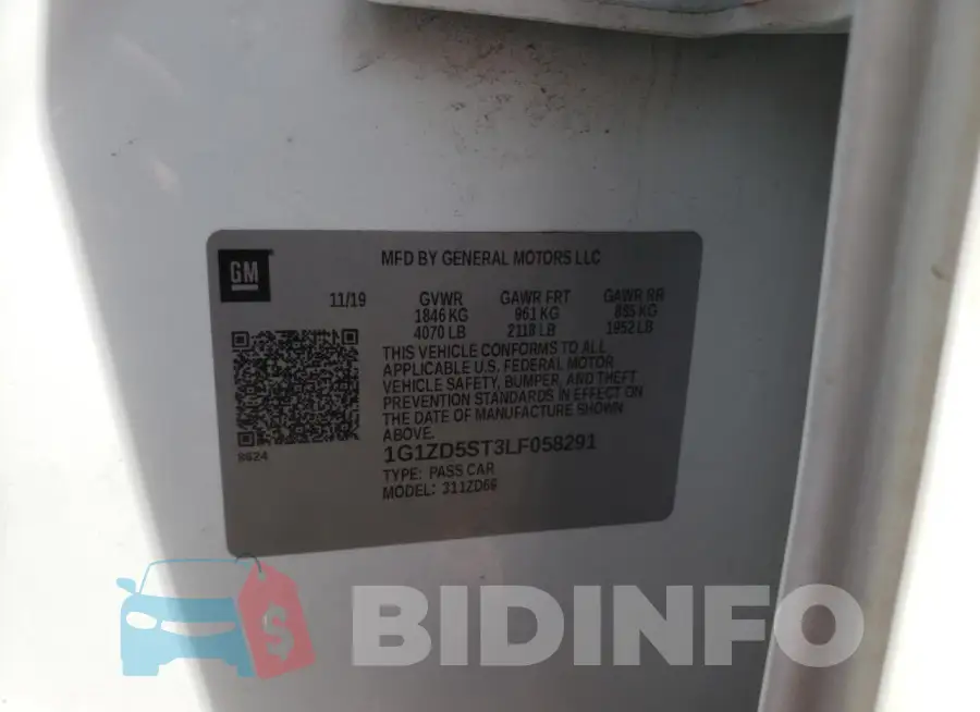 1G1ZD5ST3LF058291 Photo# 12
