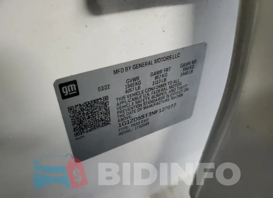 1G1ZD5ST3NF127077 Photo# 13