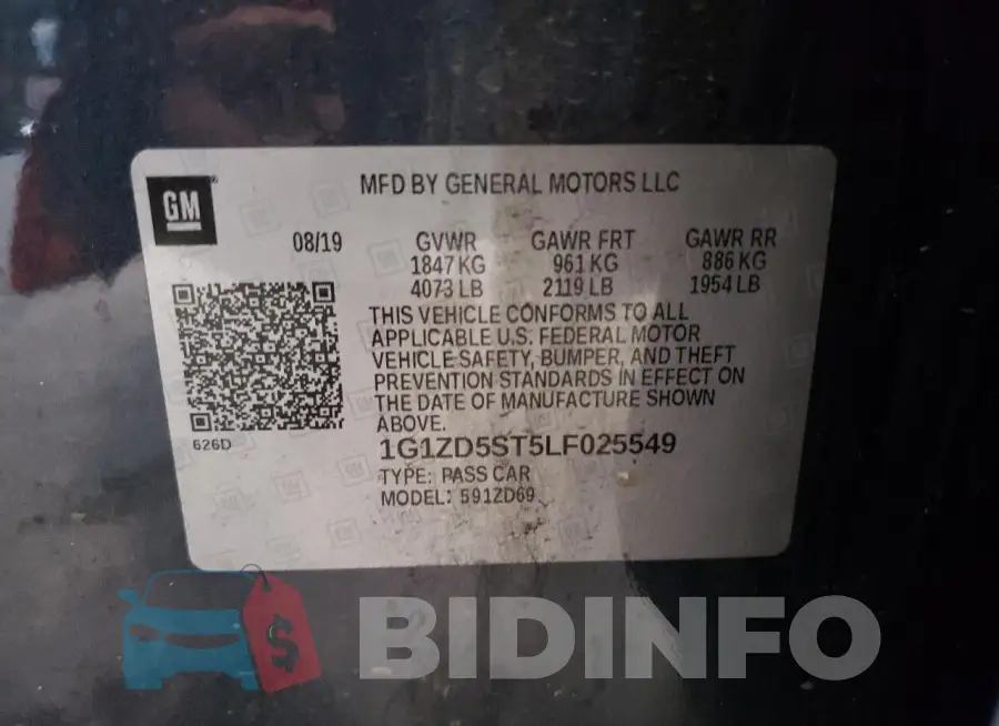 1G1ZD5ST5LF025549 Photo# 12