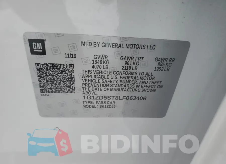 1G1ZD5ST8LF063406 Photo# 12