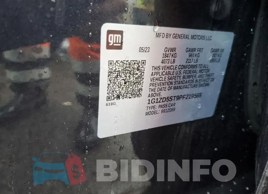1G1ZD5ST9PF219569 Photo# 13