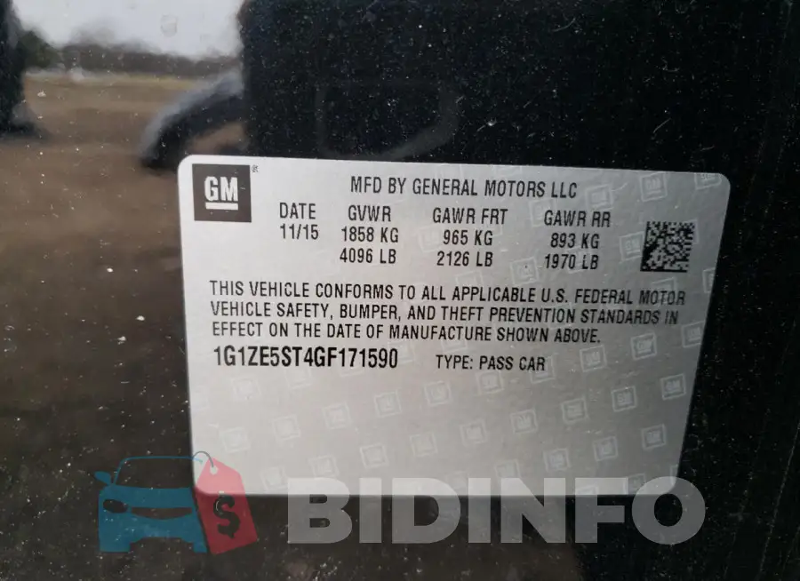 1G1ZE5ST4GF171590 Photo# 13