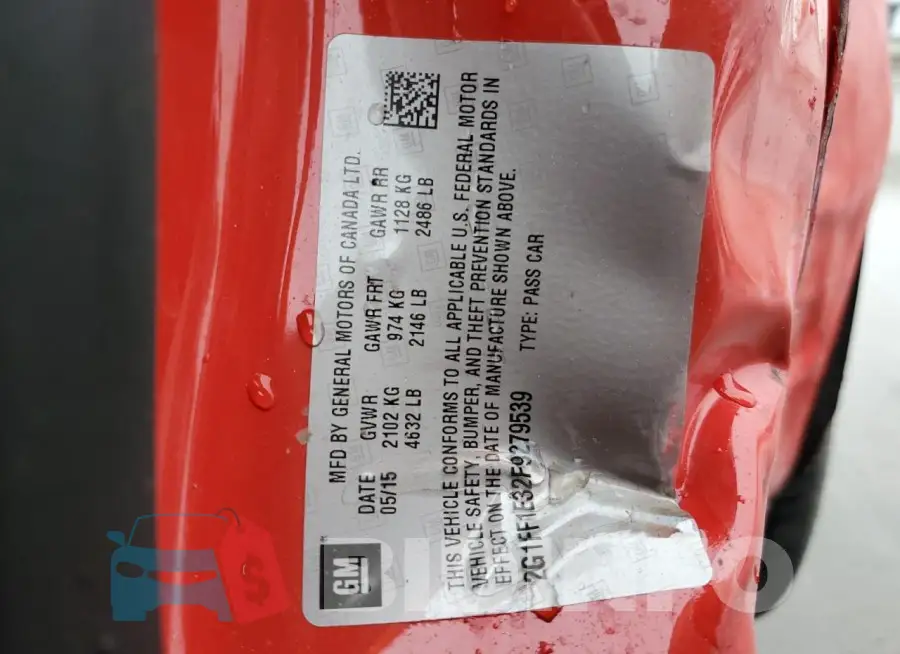 2G1FF1E32F9279539 Photo# 13