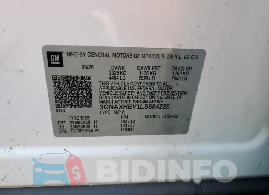 3GNAXHEV1LS684225 Photo# 12