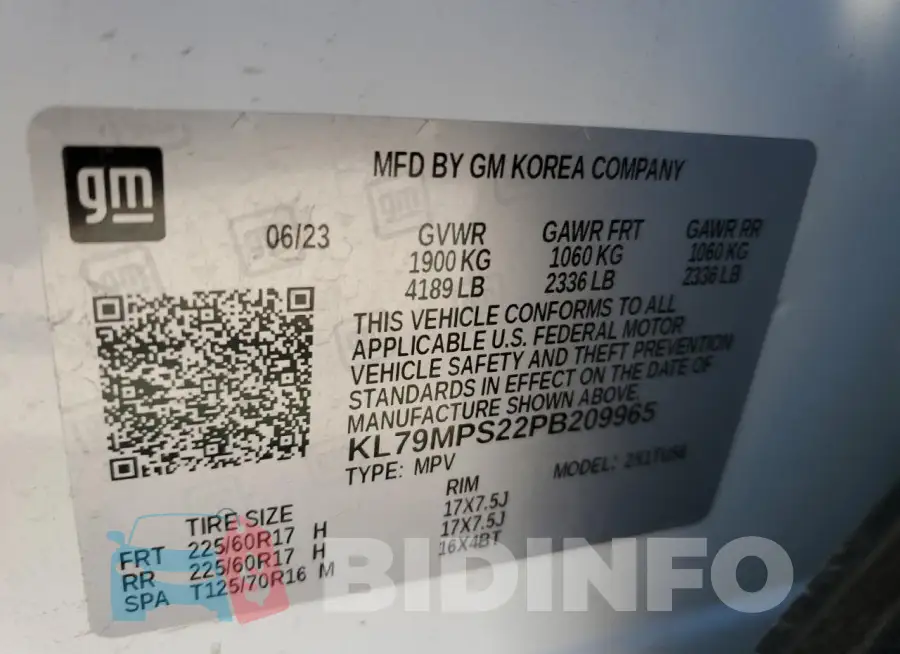 KL79MPS22PB209965 Photo# 12