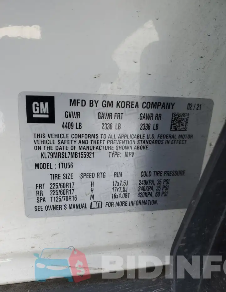 KL79MRSL7MB155921 Photo# 13