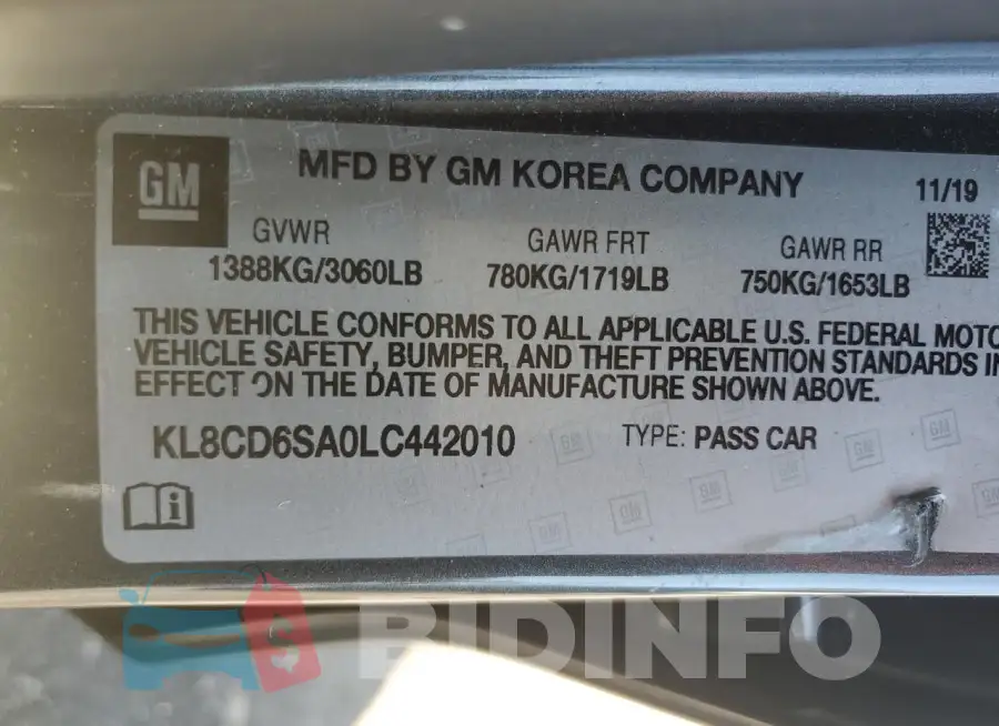 KL8CD6SA0LC442010 Photo# 12