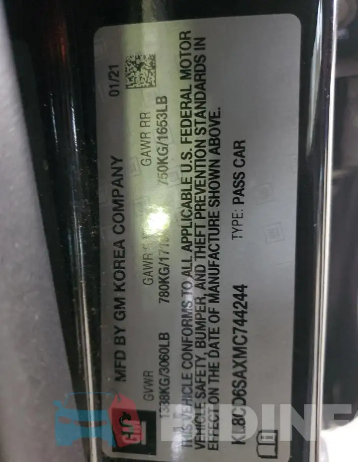 KL8CD6SAXMC744244 Photo# 12