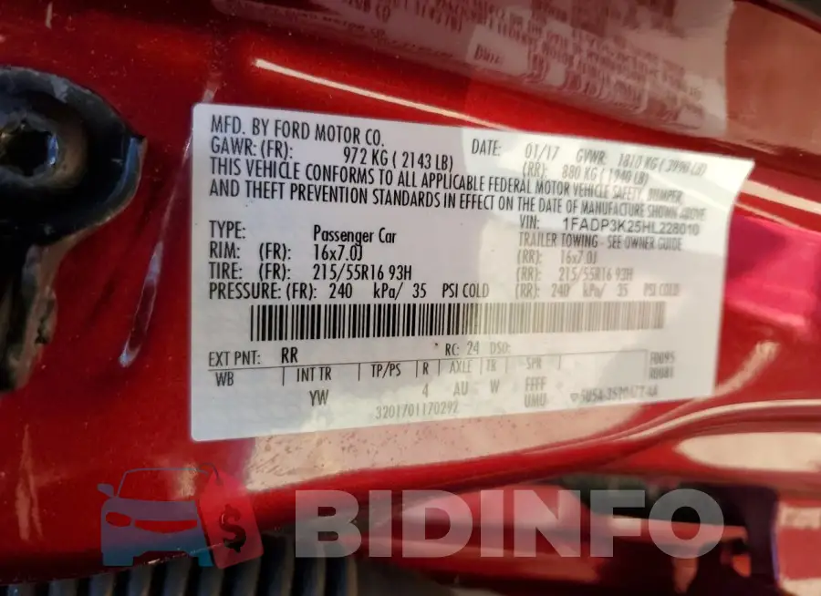 1FADP3K25HL228010 Photo# 13