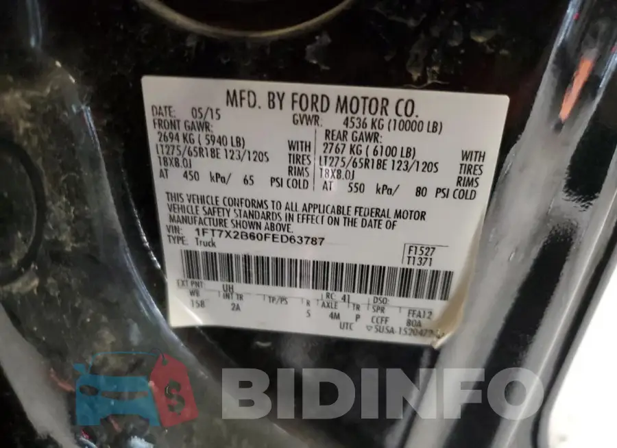 1FT7X2B60FED63787 Photo# 13