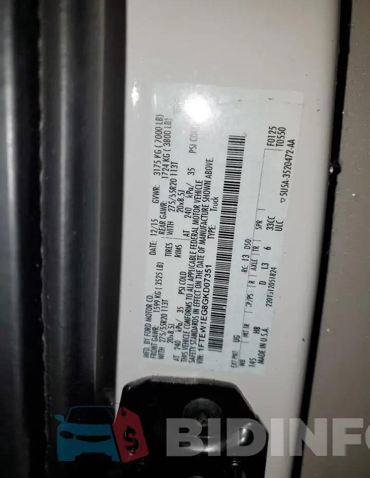 1FTEW1EG8GKD07351 Photo# 12
